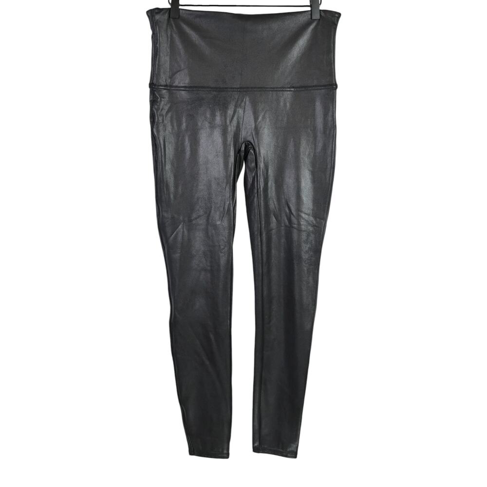 Spanx Faux Leather Leggings, 1X